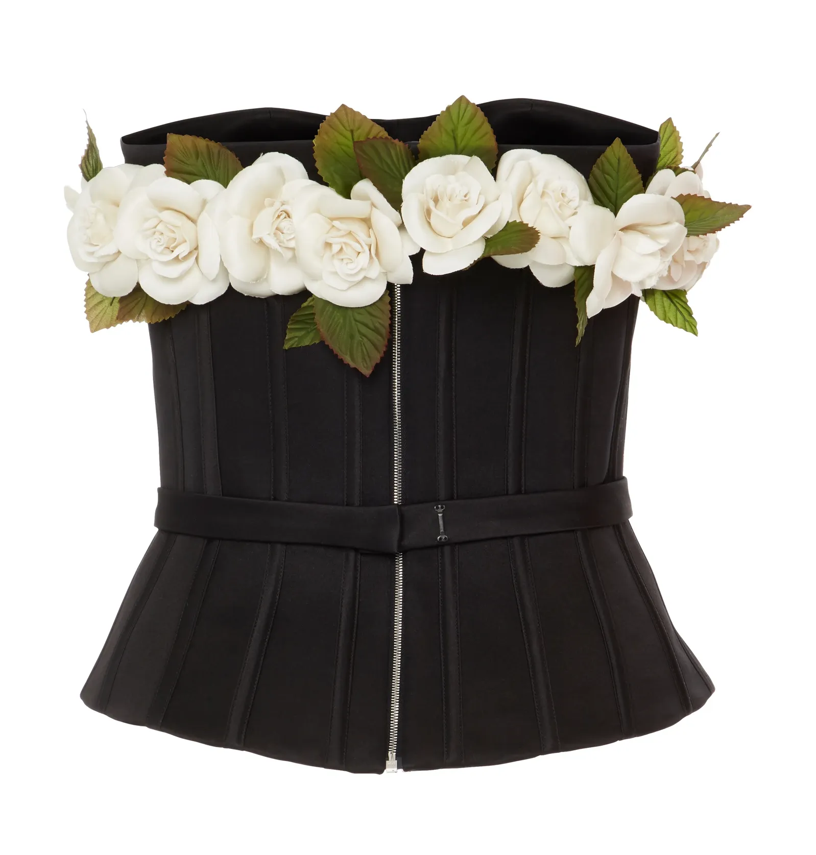 Elizabeth Kennedy Corset Top With Flowers