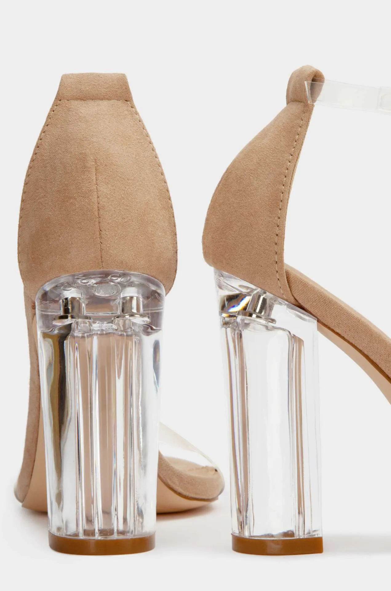 Fashion transparent buckle high heels（HPSD200）