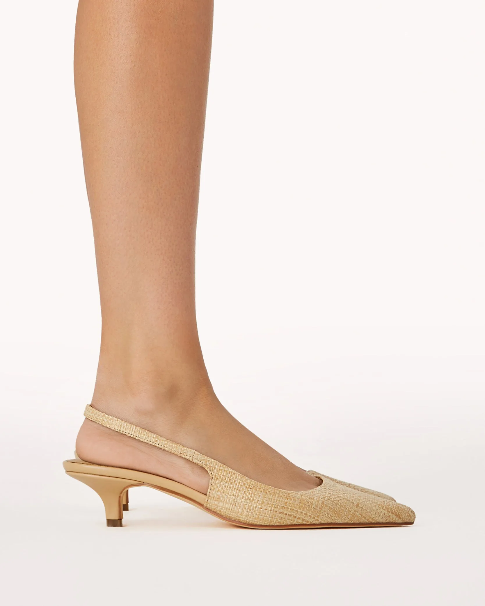 Felina Slip On Heel Natural