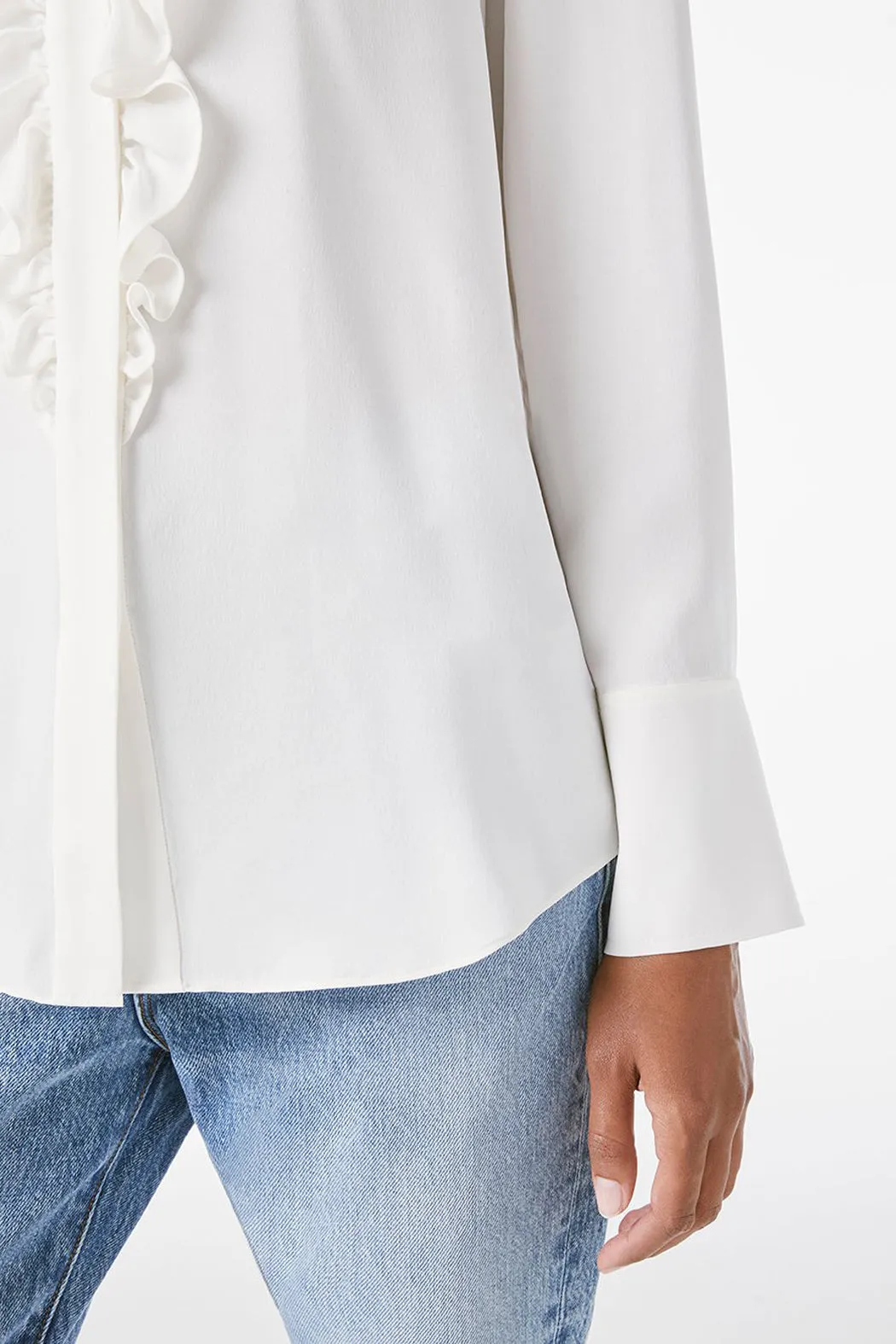 Frame - Ruffle Tux Top