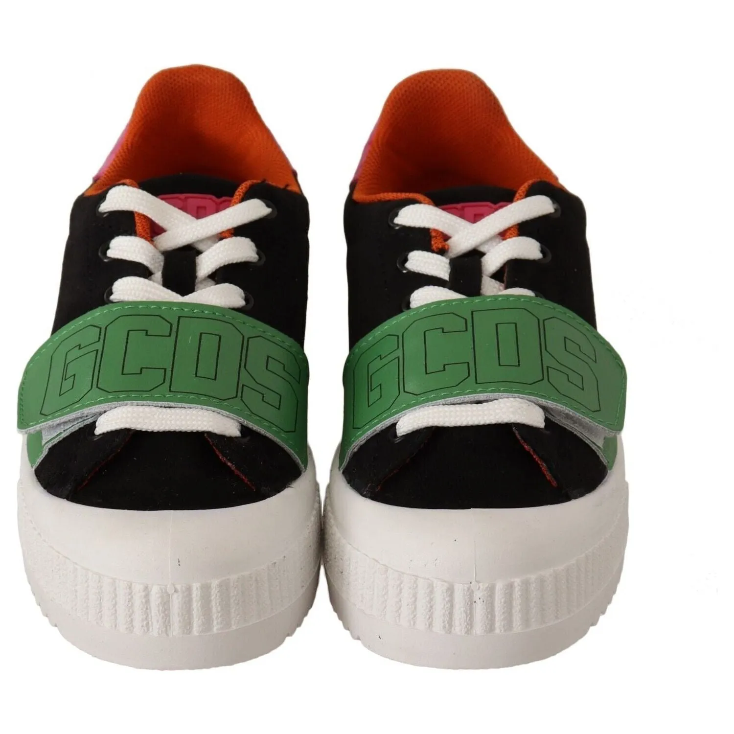 GCDS Stylish Multicolor Low Top Lace-Up Sneakers