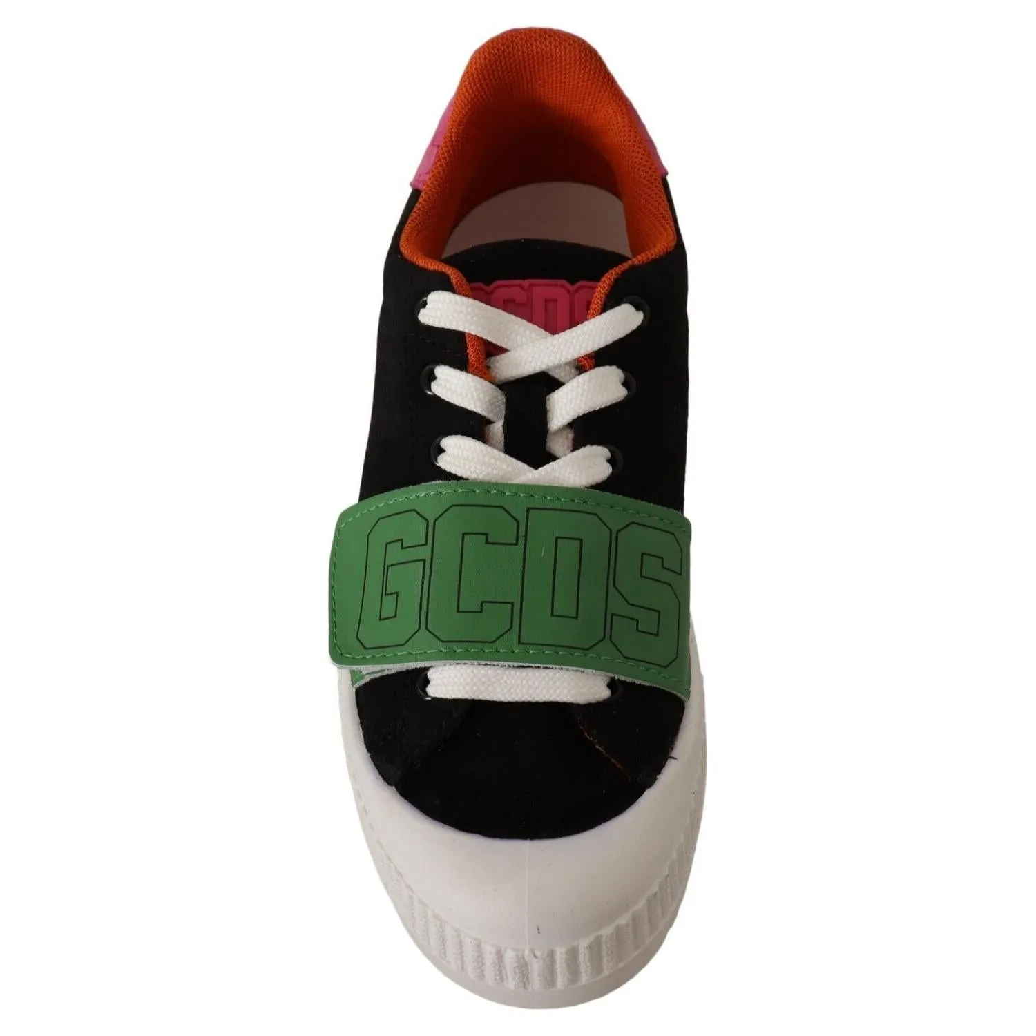 GCDS Stylish Multicolor Low Top Lace-Up Sneakers