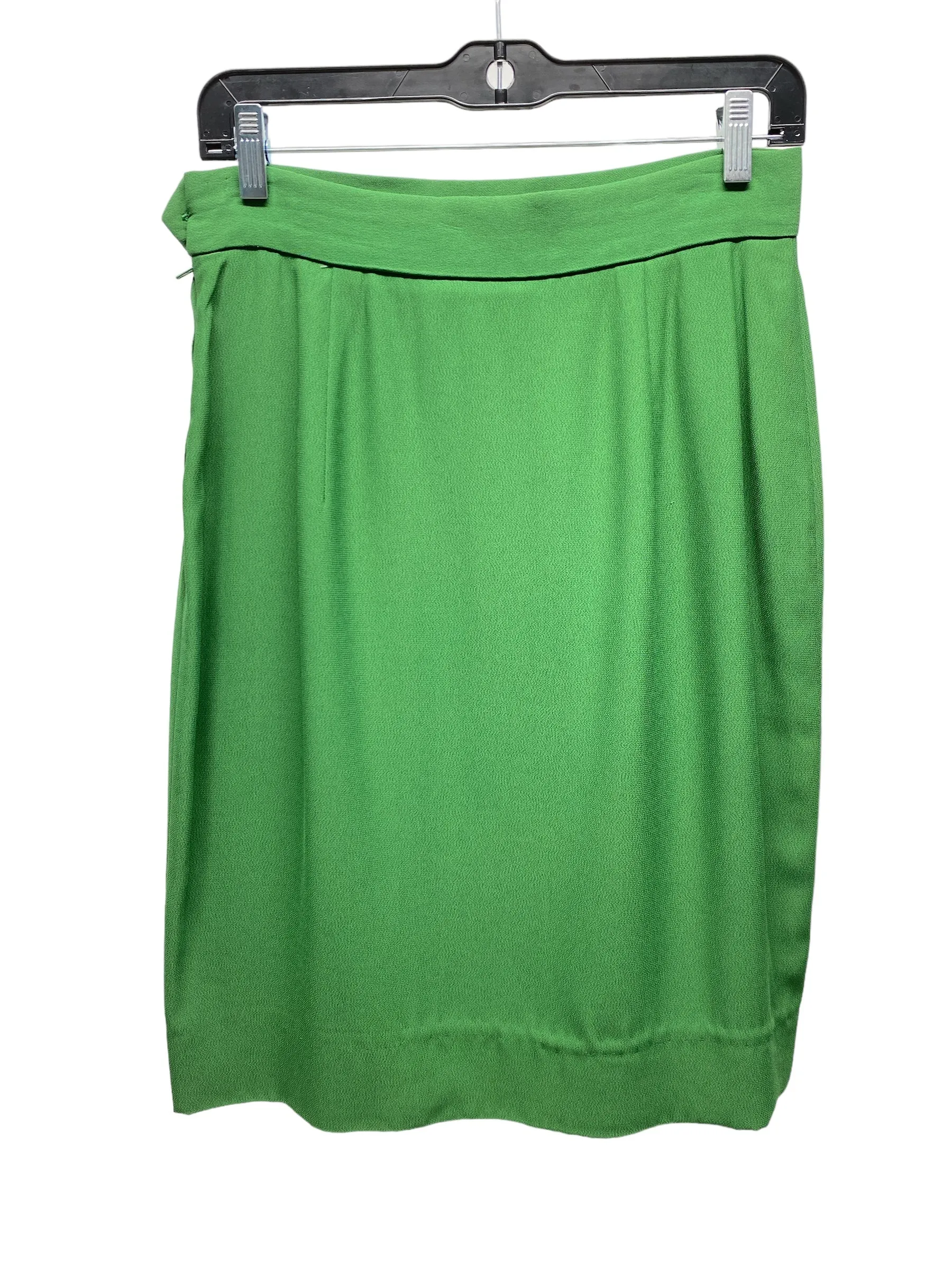 Green Skirt Luxury Designer Moschino, Size 10