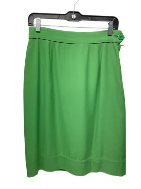 Green Skirt Luxury Designer Moschino, Size 10