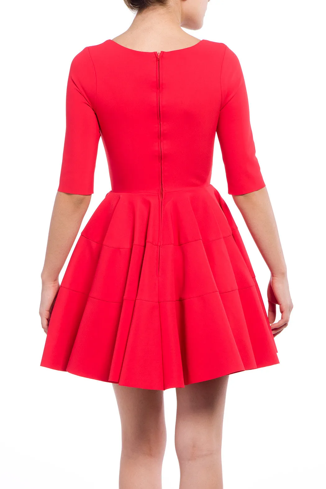 Greta Constantine - 1/2 Sleeve Skater Dress