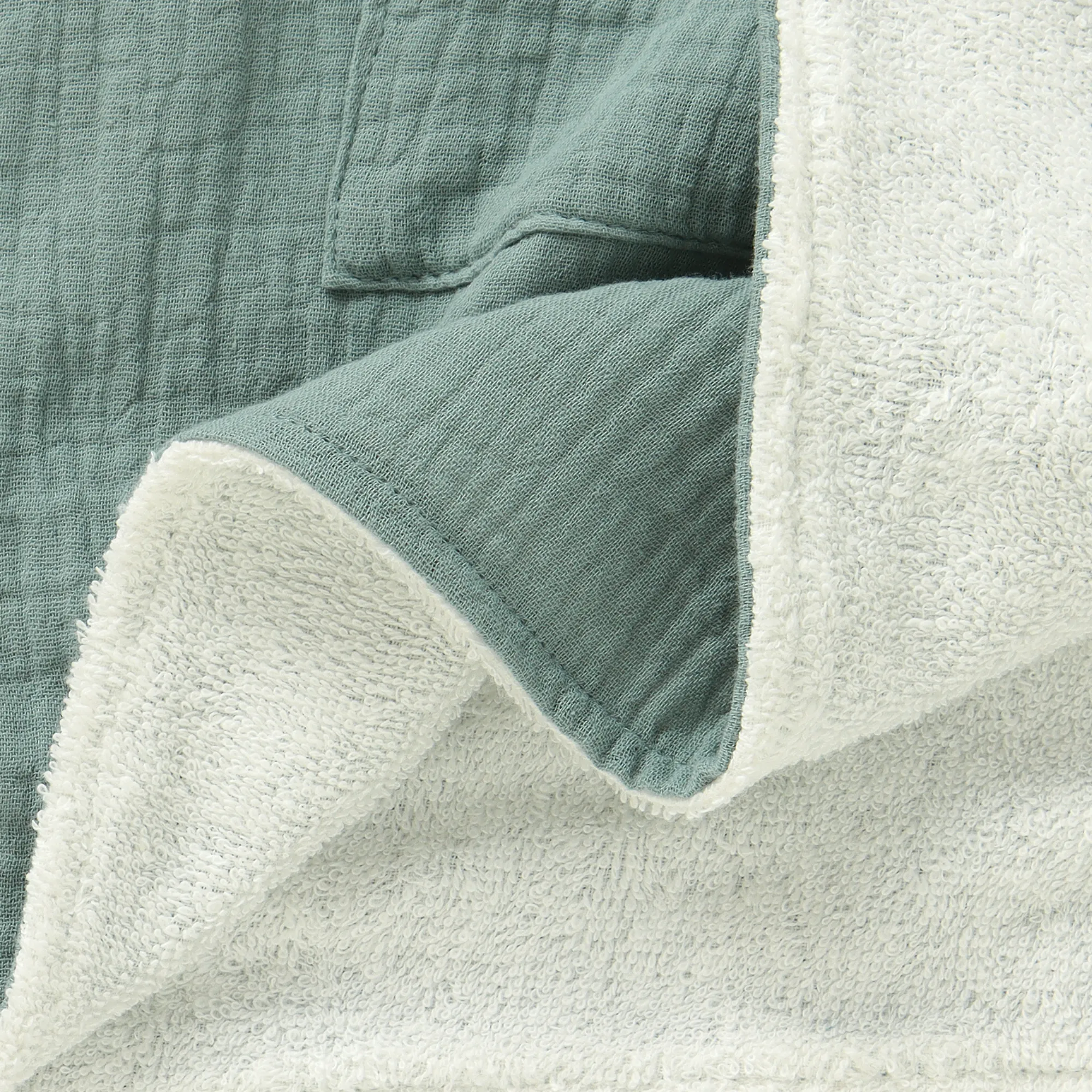 Hooded Beach Towel - Ocean Green (2 - 6 Years)