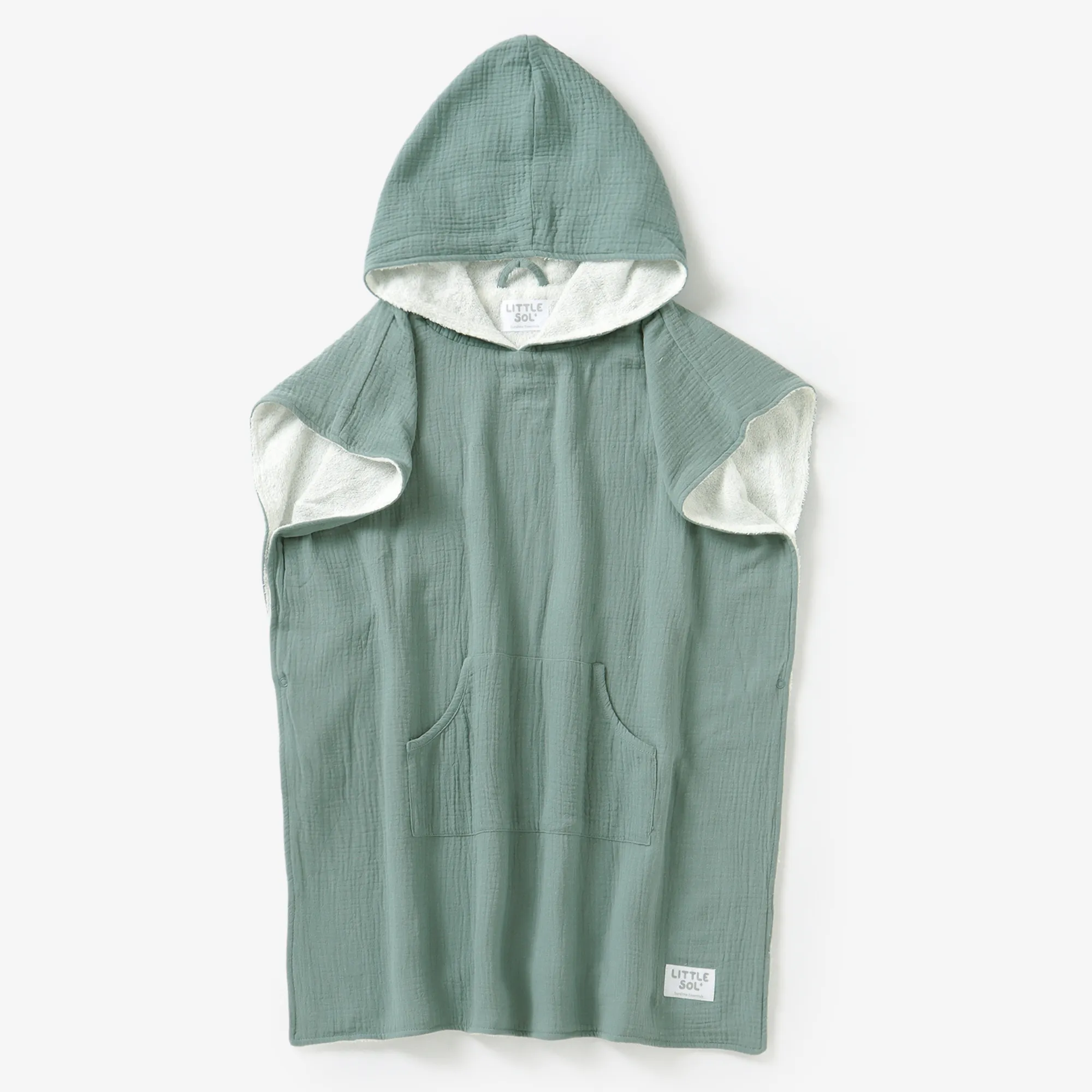 Hooded Beach Towel - Ocean Green (6 - 10 Years)