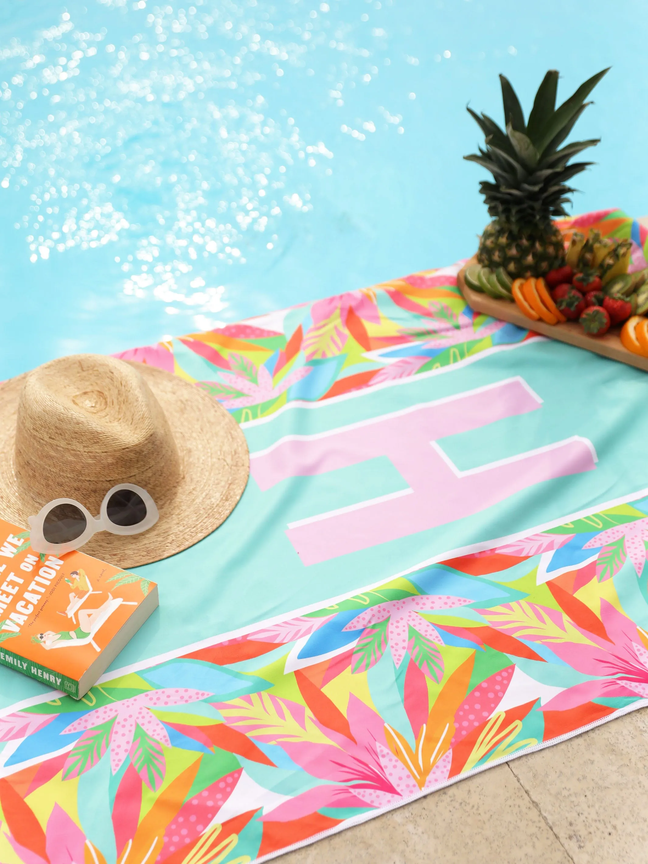 Initial Beach Towel | Tropical