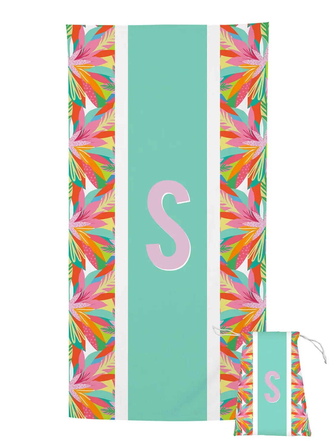 Initial Beach Towel | Tropical