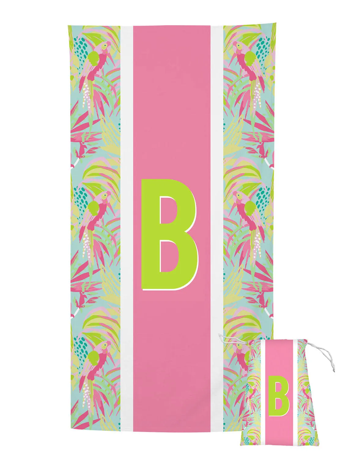 Initial Beach Towel | Tropical