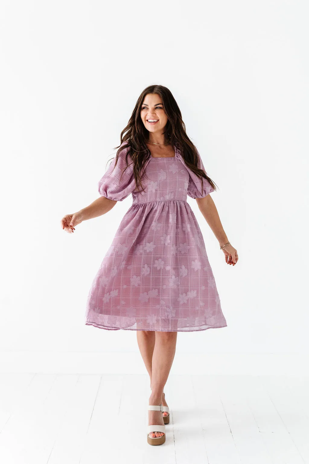 Julietta Dress in Lavender - Size 2X Left