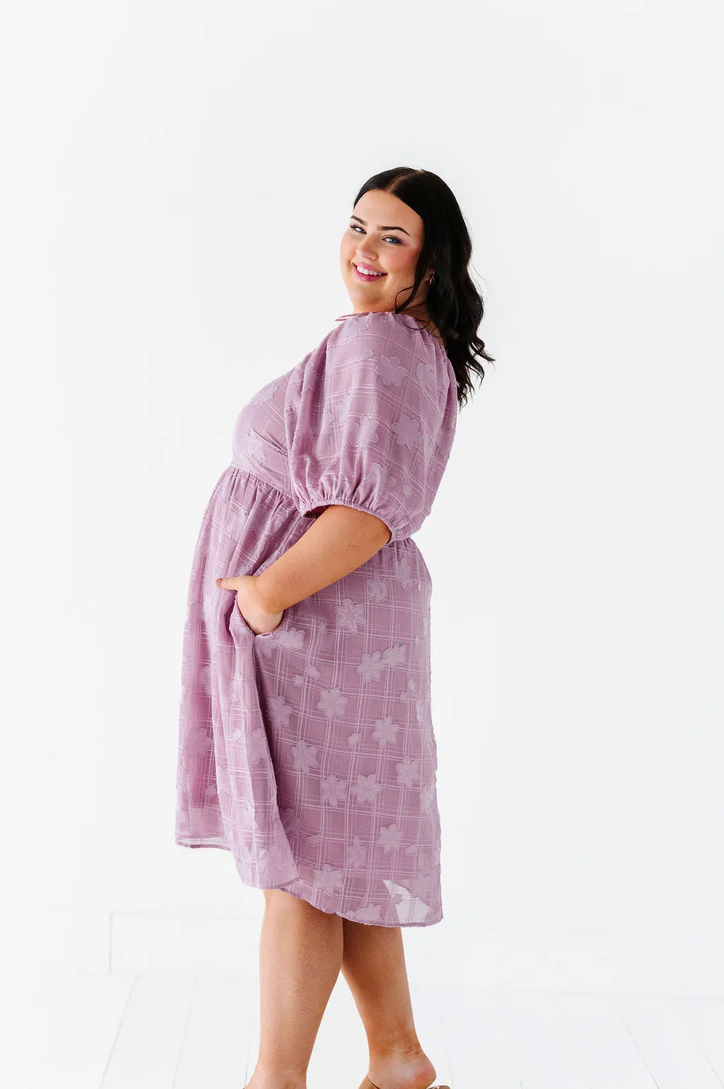 Julietta Dress in Lavender - Size 2X Left