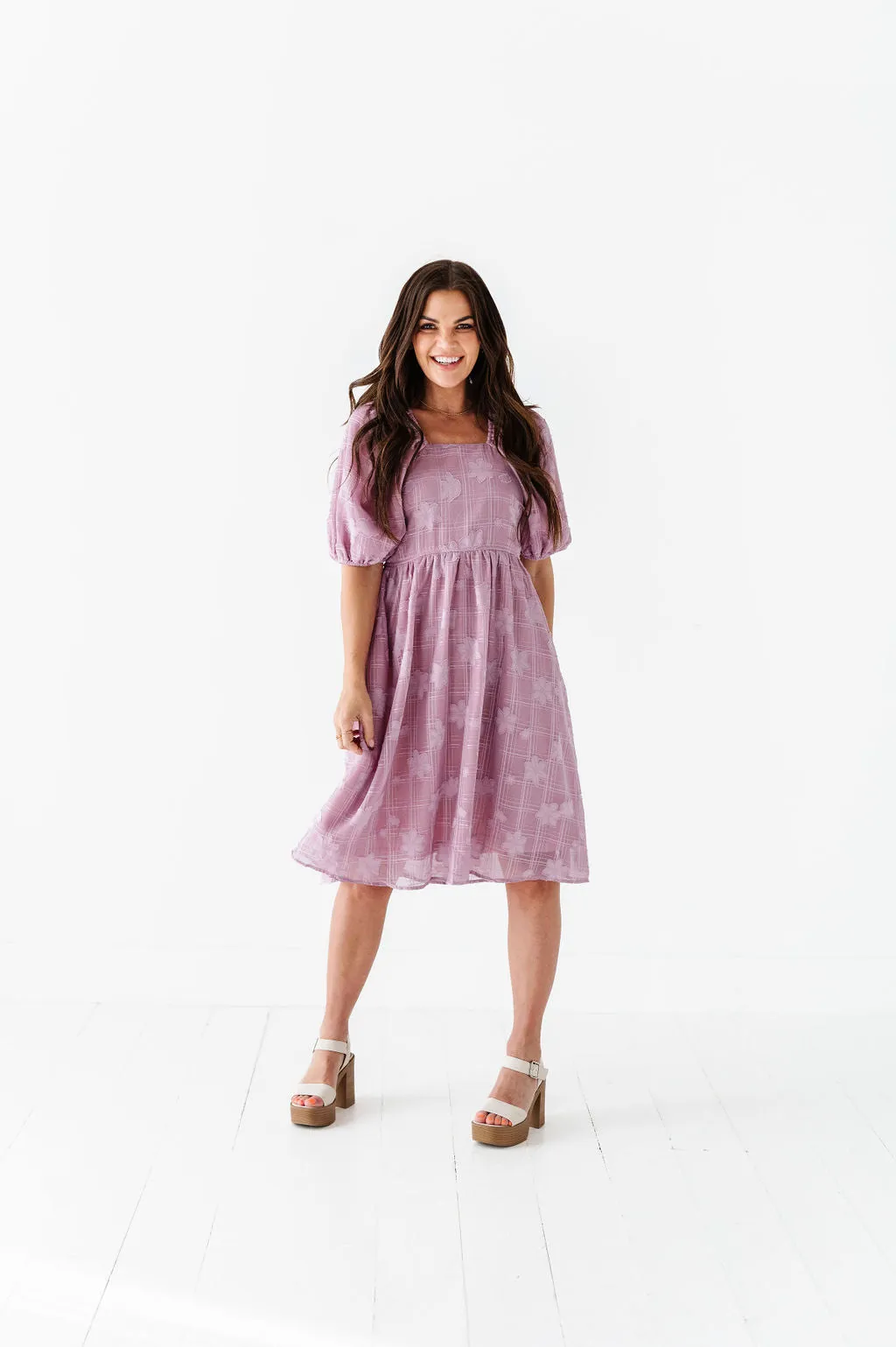 Julietta Dress in Lavender - Size 2X Left