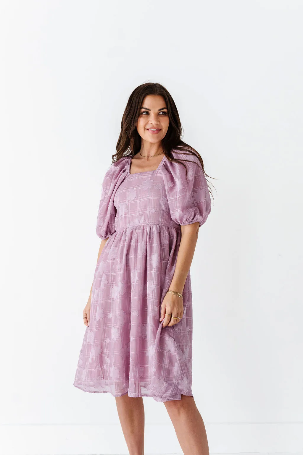 Julietta Dress in Lavender - Size 2X Left