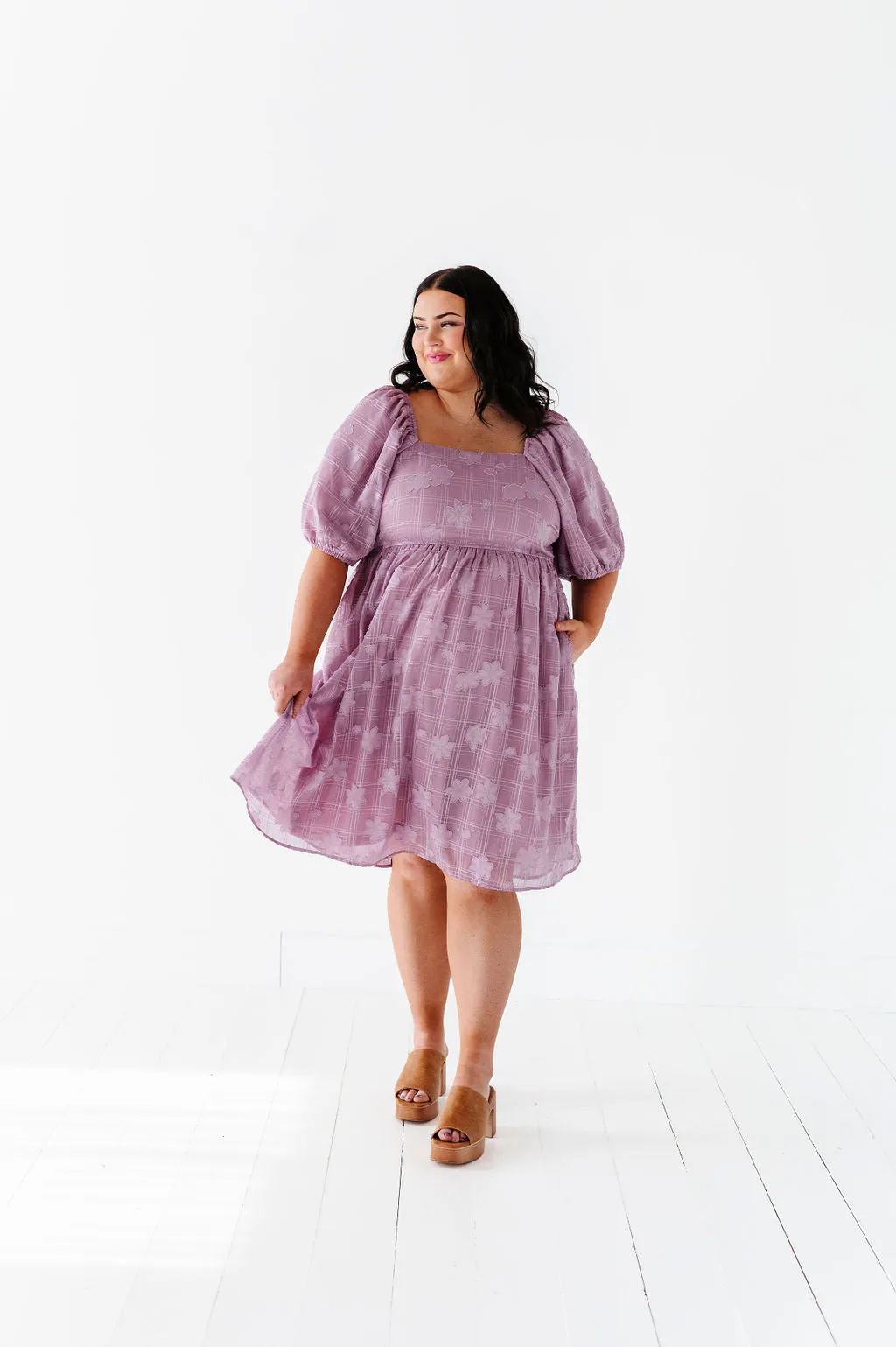 Julietta Dress in Lavender - Size 2X Left