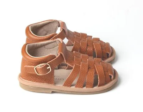 Kids Shoe - Little MeMe Sandal Aubrey Tan