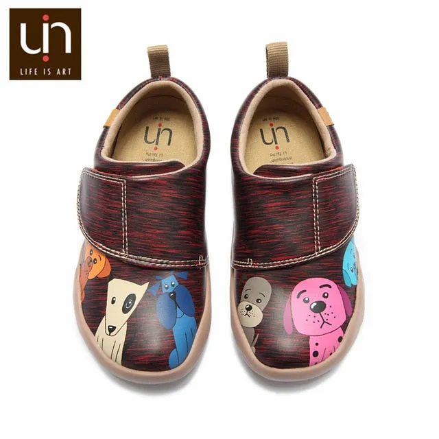 Lightweight Casual Shoes for Kids Microfiber Leather