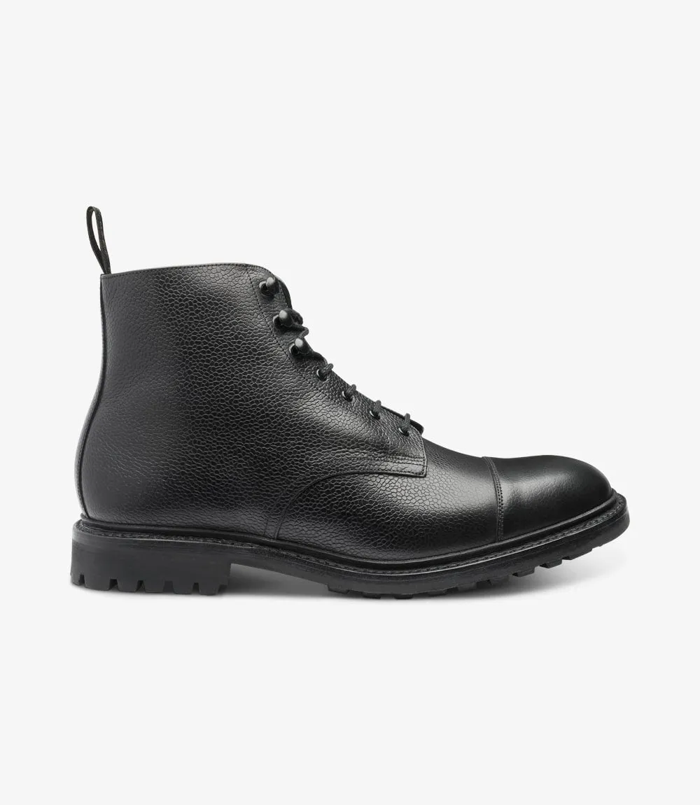 LOAKE - Sedbergh Premium Calf Grain Boot - Black