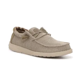 Men's Hey Dude Wally Sox slip-ons, beige