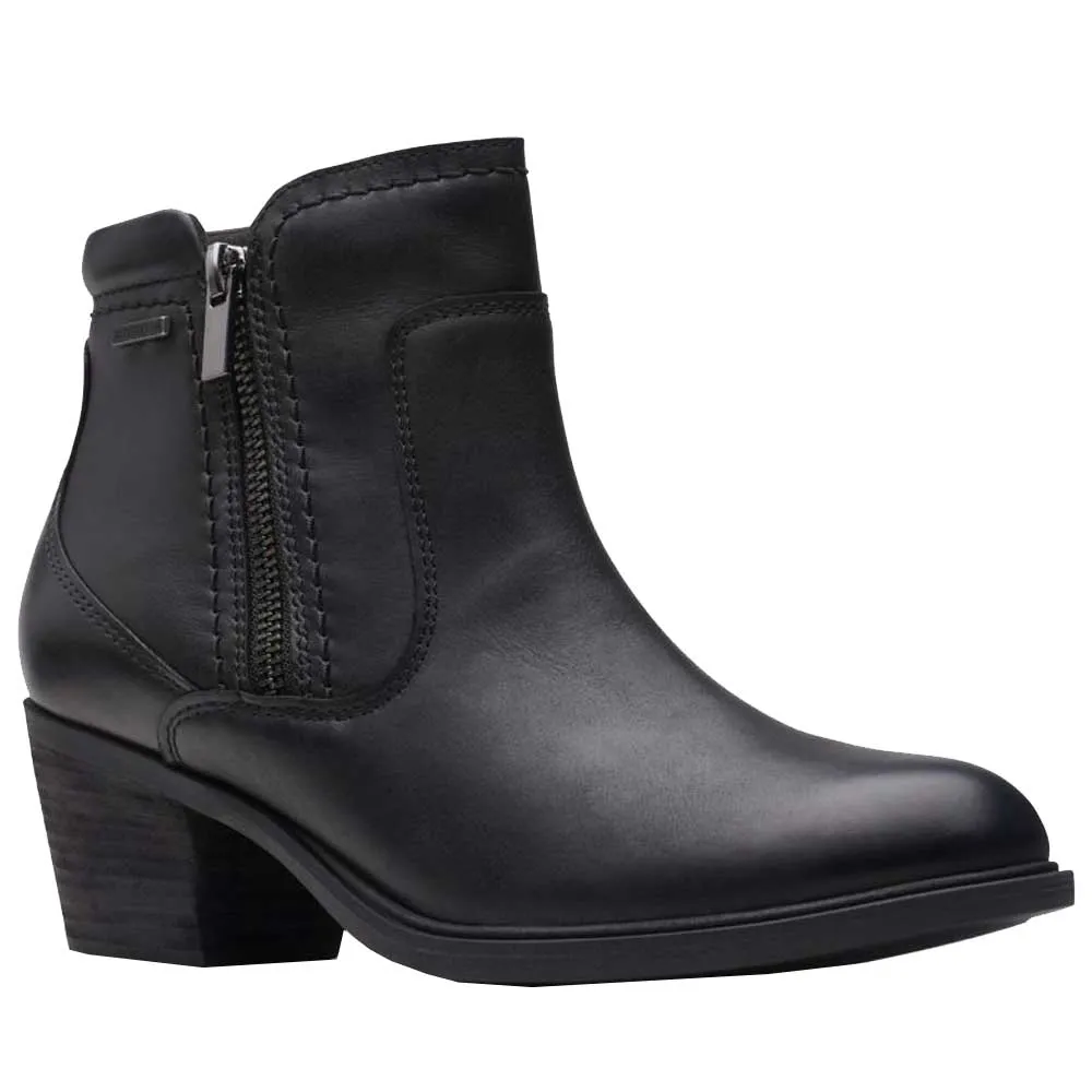 Neva Zip Waterproof Heeled Bootie