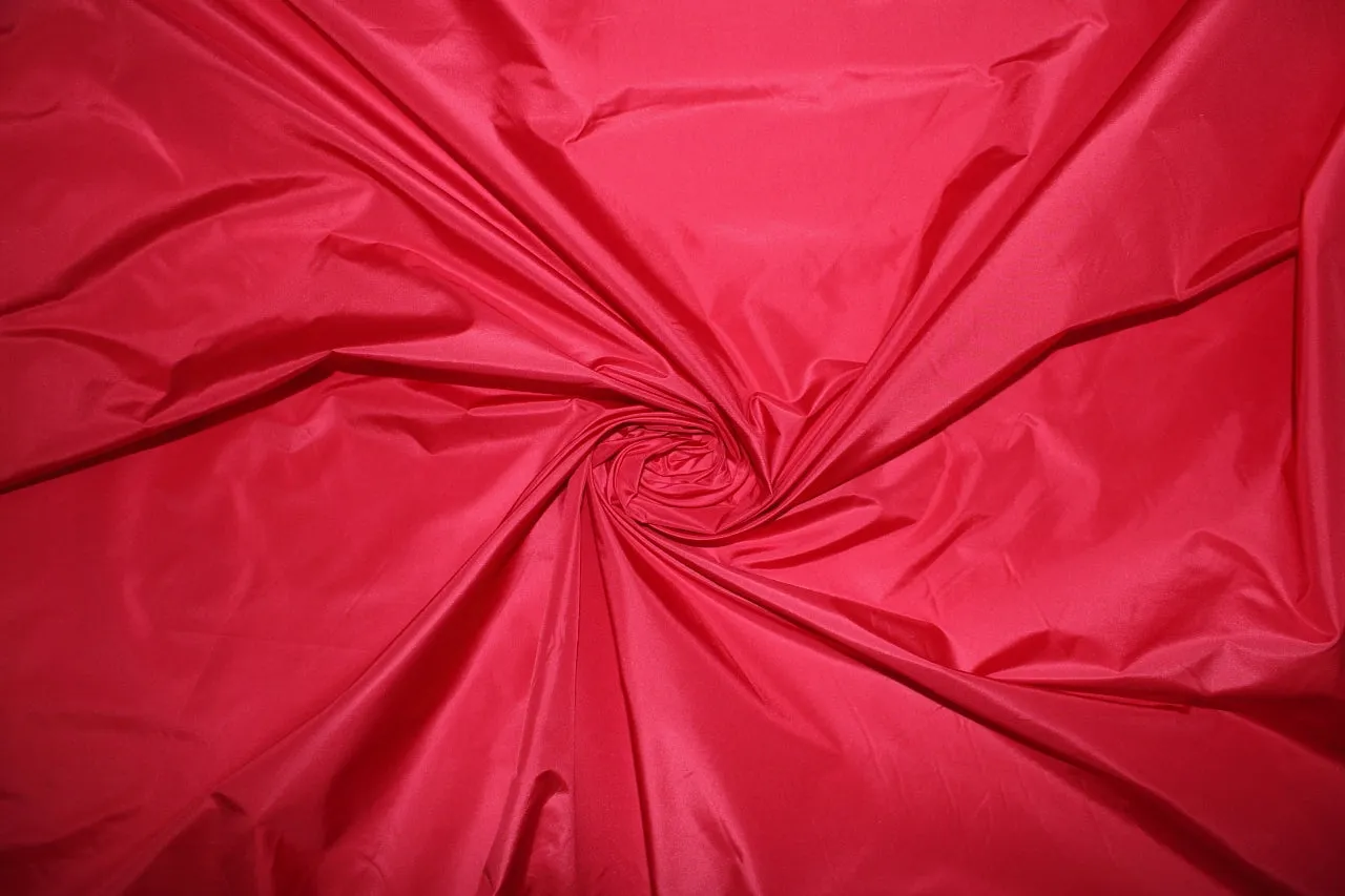 NY Designer Silk Taffeta - Red!