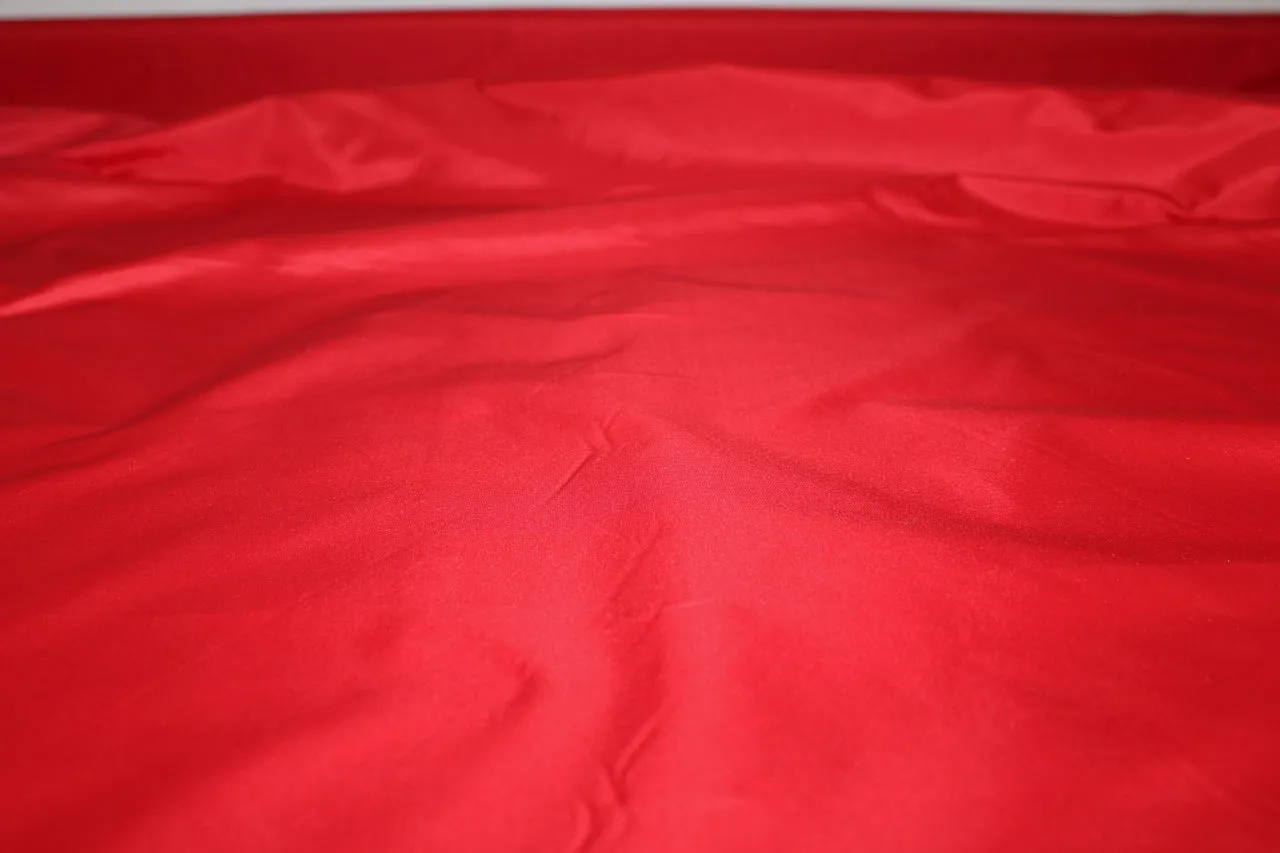 NY Designer Silk Taffeta - Red!