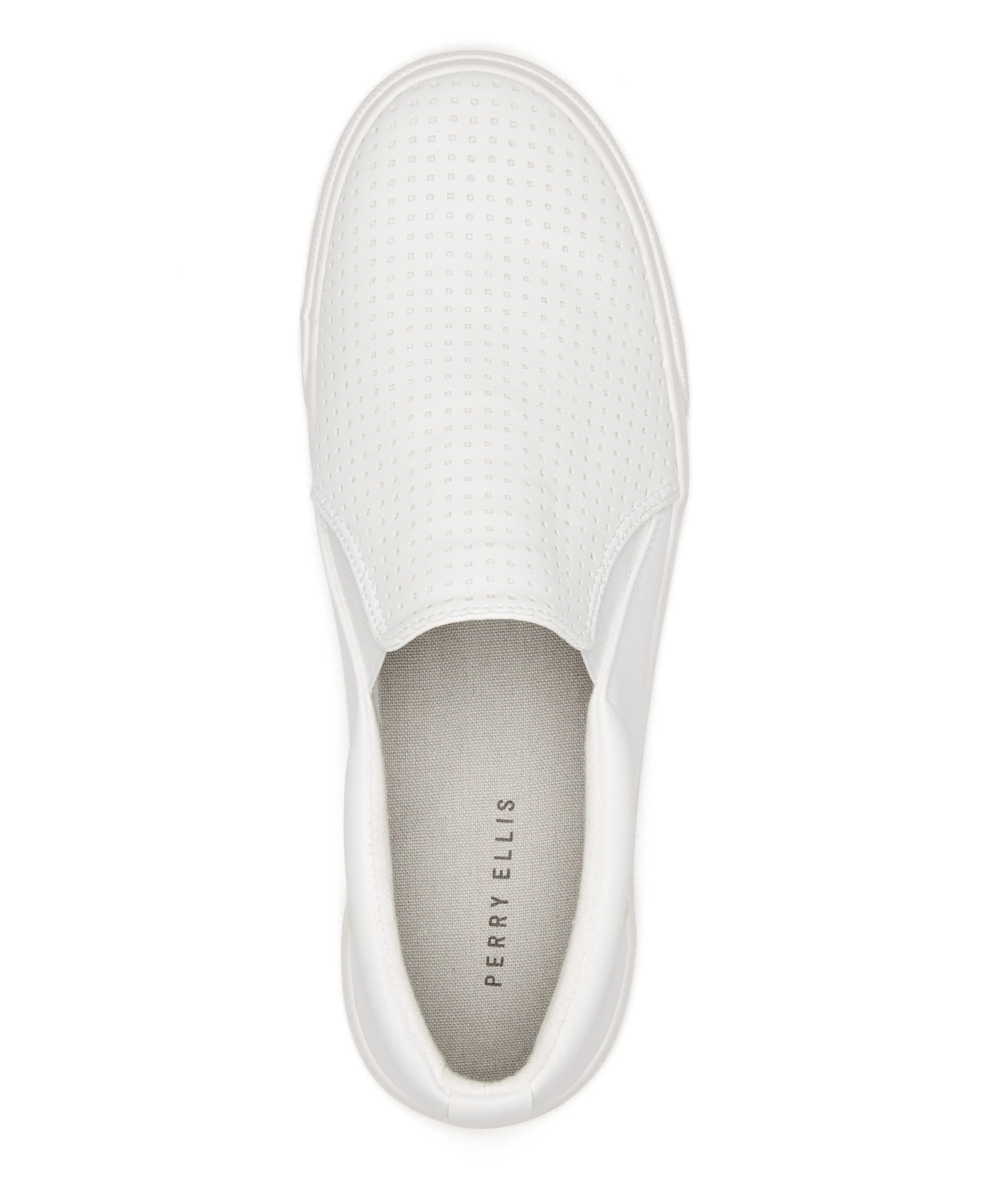 Perforated Vamp Slip On Sneaker