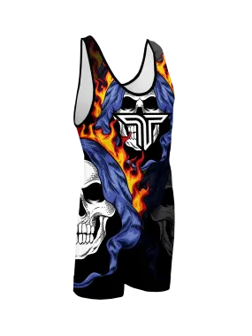 Reaper Skull Wrestling Singlet