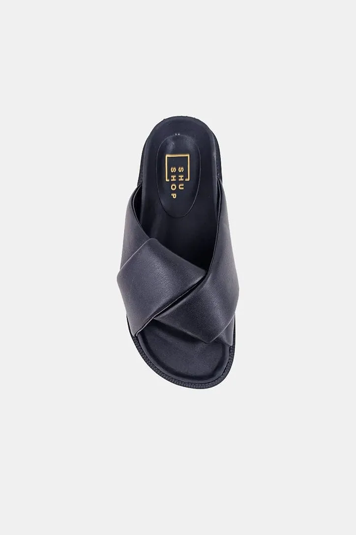 SHUSHOP | The Claire Slides - Black