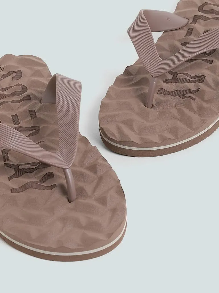 SOLEPLAY Taupe Monotone Flip Flop