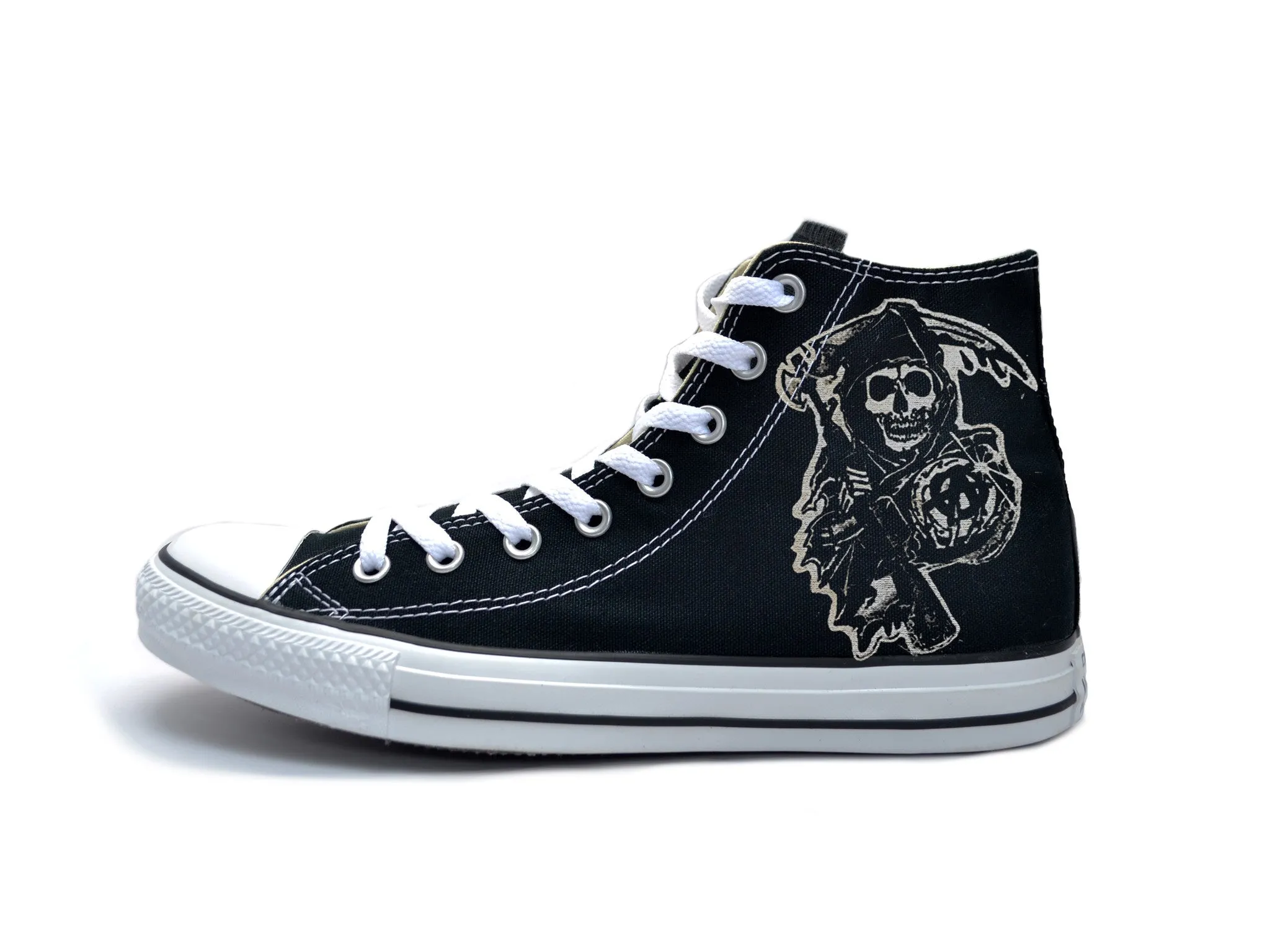 Sons Of Anarchy B&W Reaper Chucks