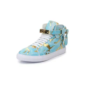 Streetwise Graffiti Cow Leather High Tops