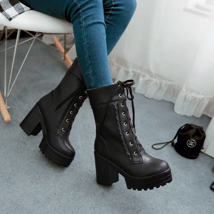 Sweet Princess High Heels Boots