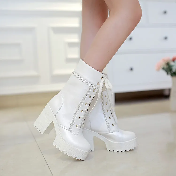 Sweet Princess High Heels Boots