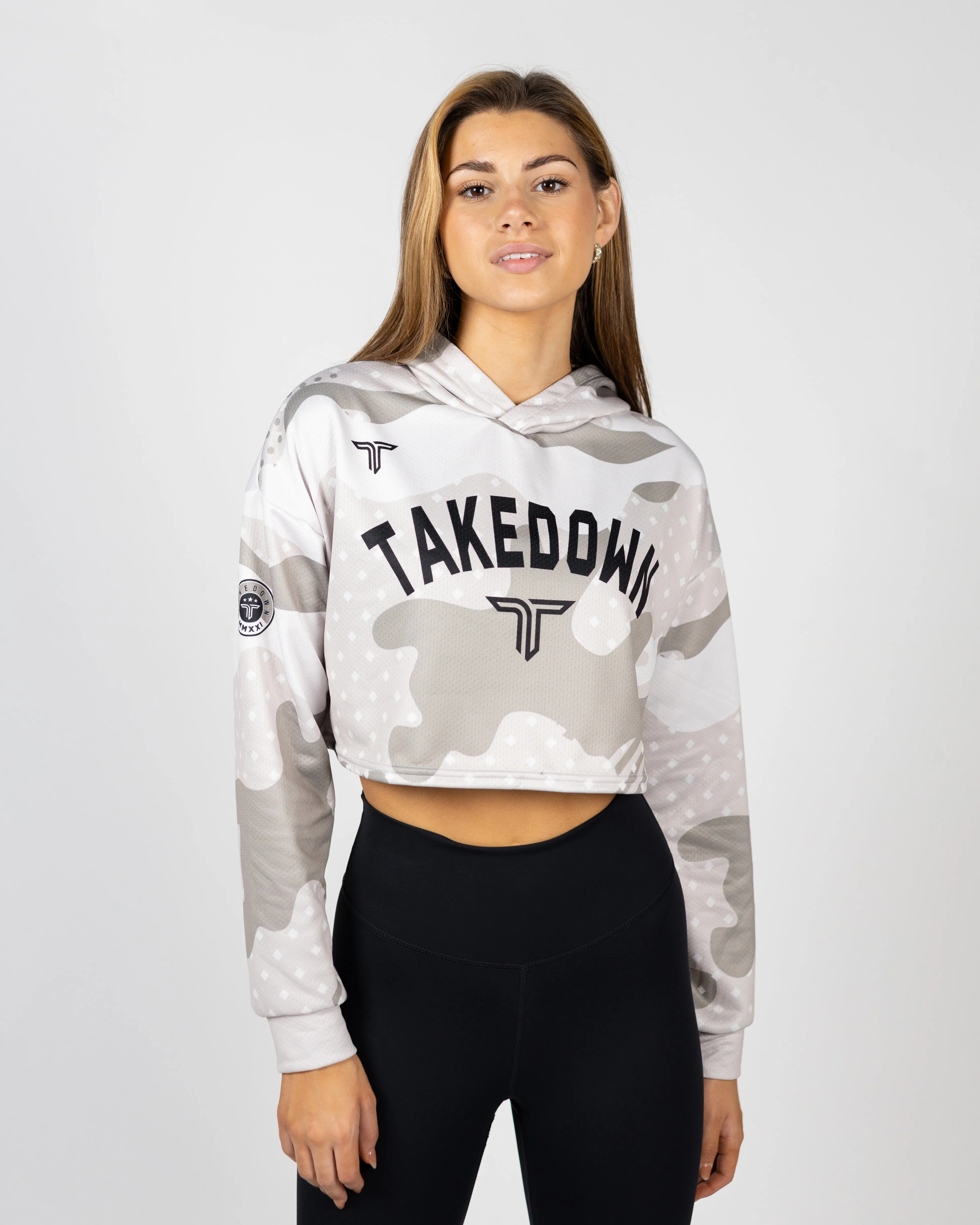 TD-CRPHD-003 360° Custom Cropped Hoodie