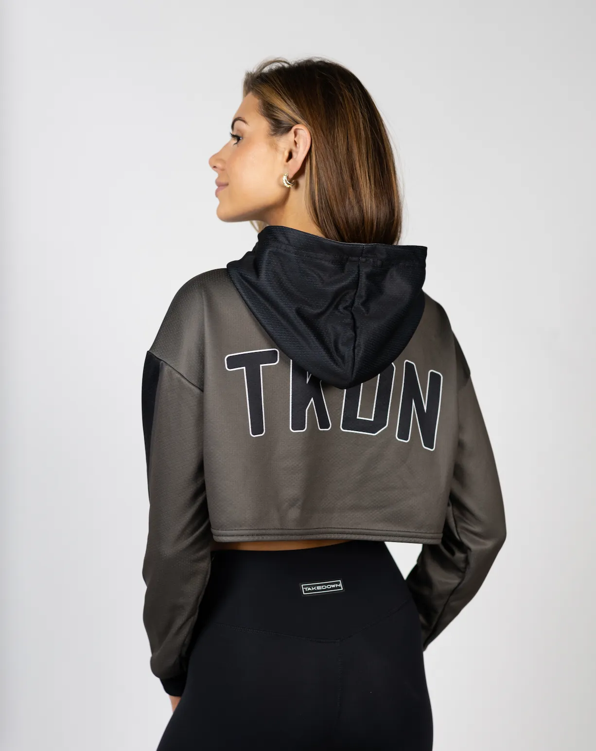 TD-CRPHD-006 360° Custom Cropped Hoodie