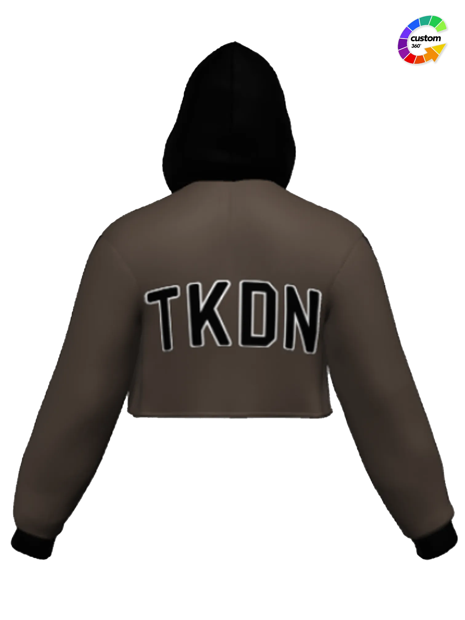 TD-CRPHD-006 360° Custom Cropped Hoodie