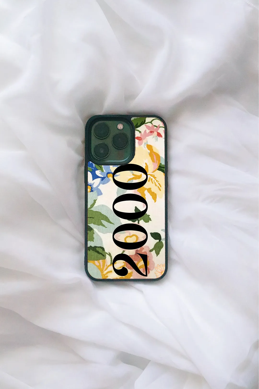 Vintage Floral Custom text iPhone case