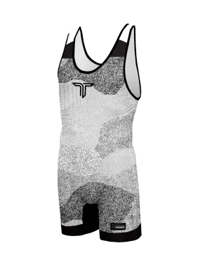 White Night Vision Wrestling Singlet