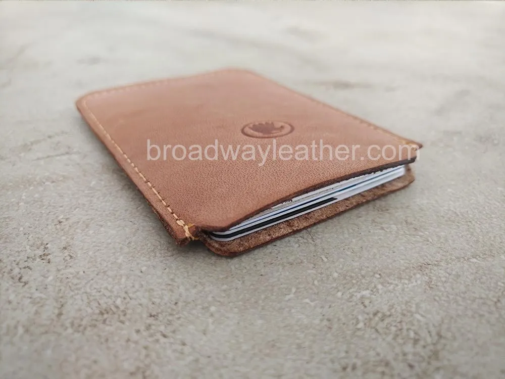 [Wholesale] Single Slot vertical Leather Card Holder (10 pieces)