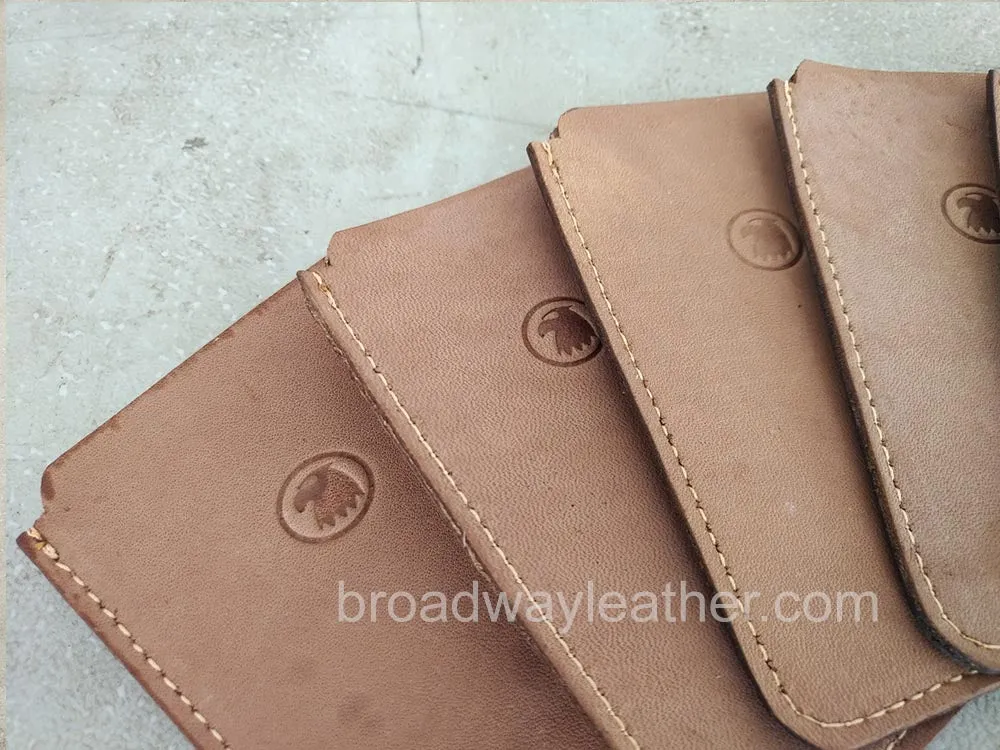 [Wholesale] Single Slot vertical Leather Card Holder (10 pieces)