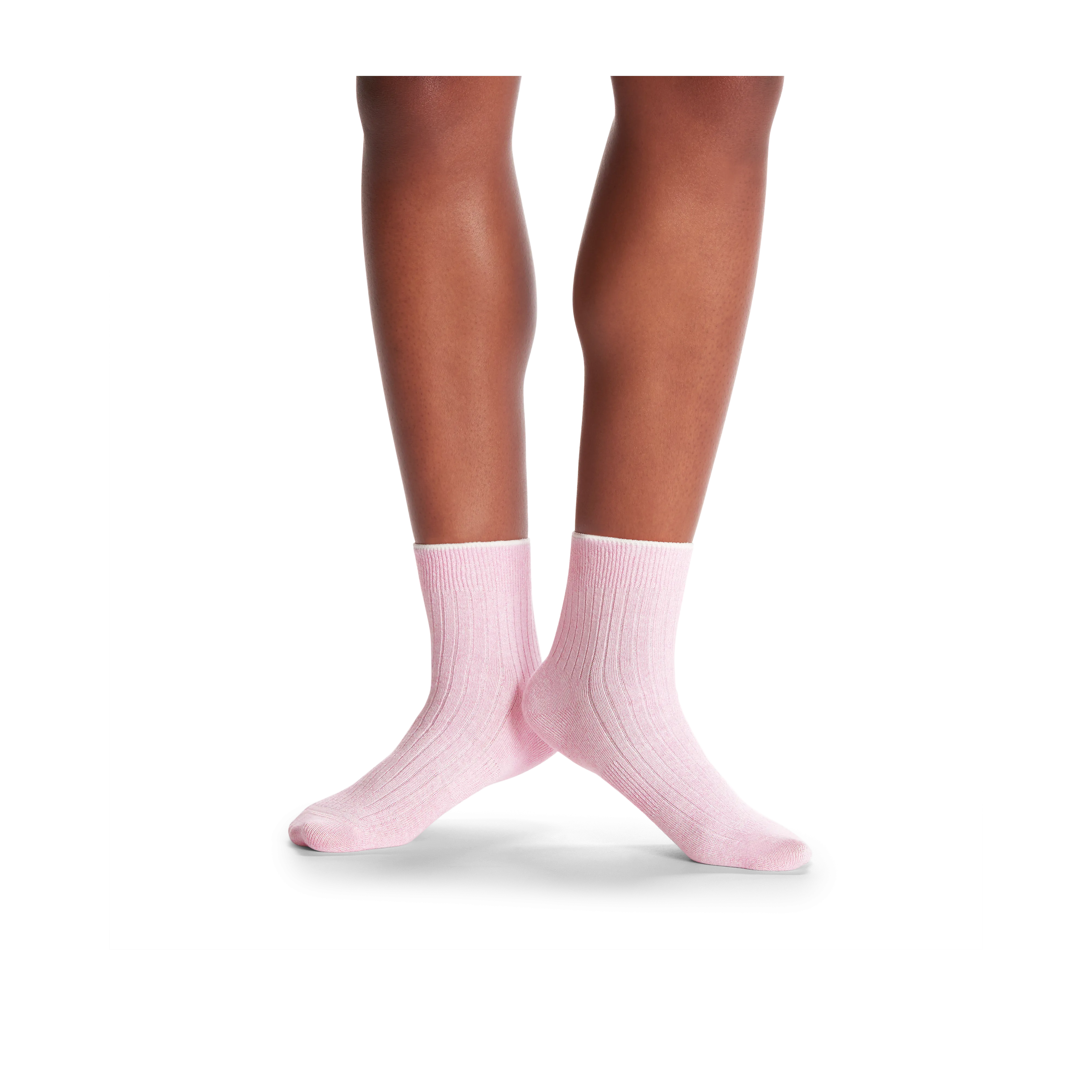 Women's Lightweight Sparkle Ribbed Quarter Socks